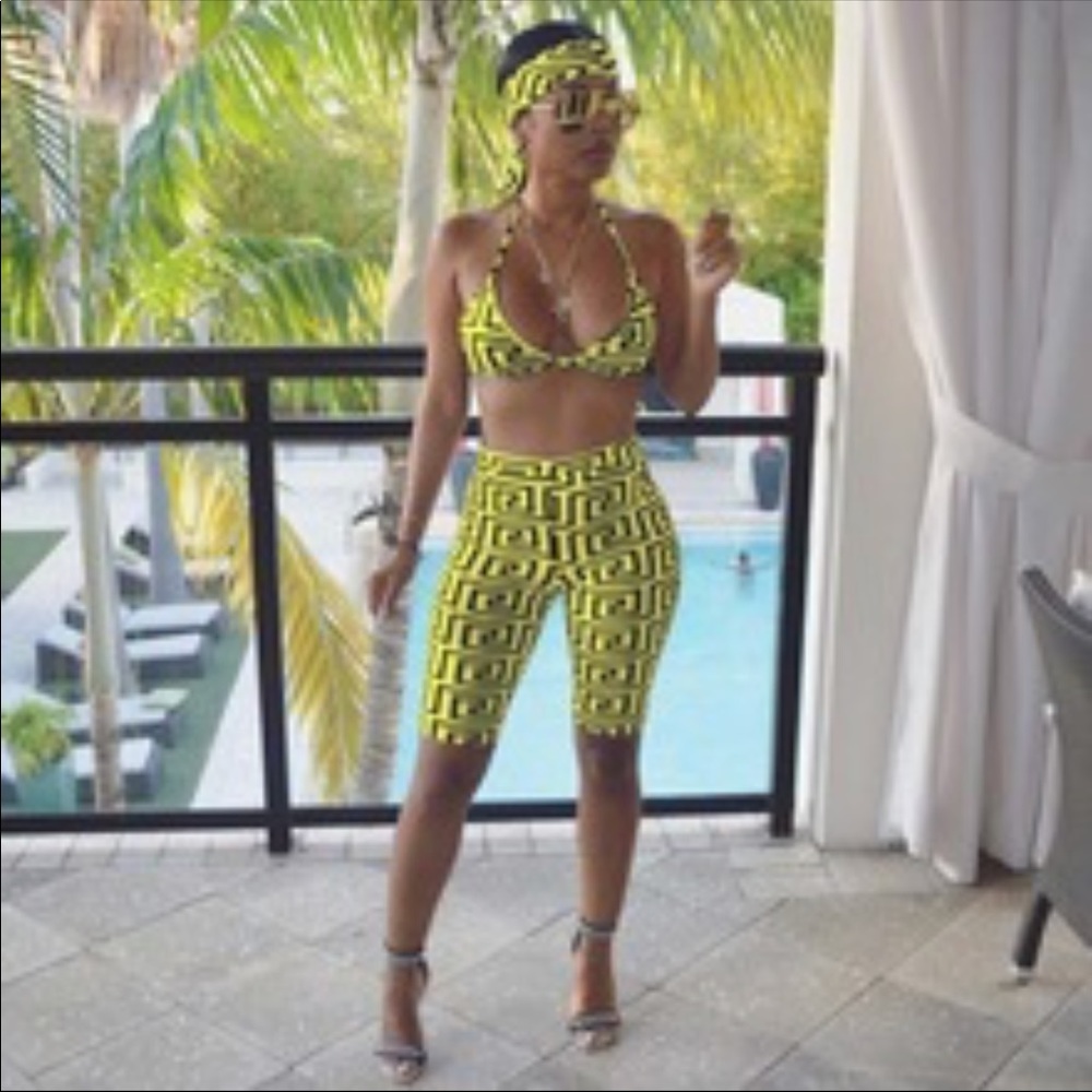 3 Piece Biker Short Set- Brand new!